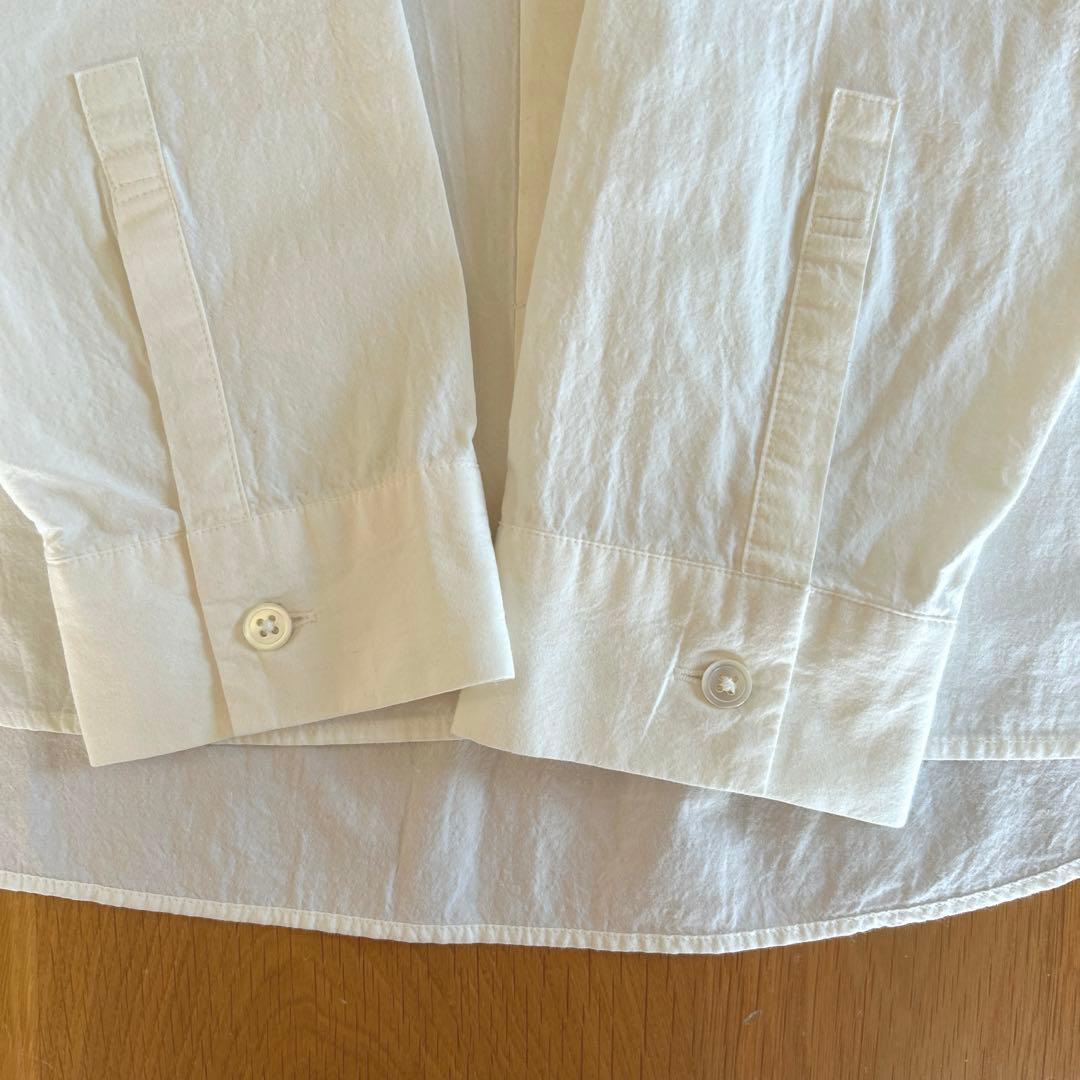 ルナ様　HUIS 遠州織物 バンドカラー ギャザー　シャツ