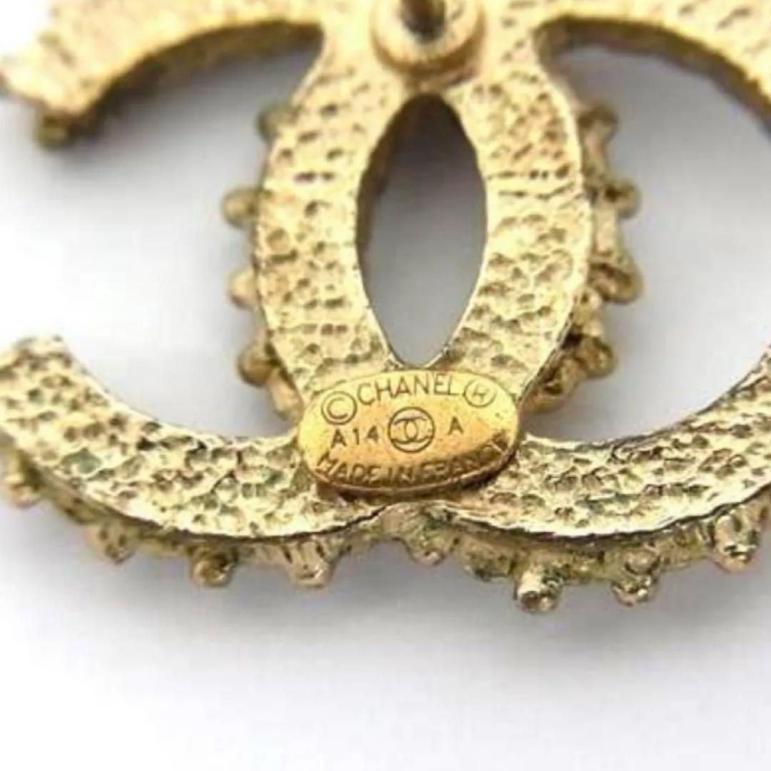 専用です。CHANEL シャネル ココマーク ピアス ストーン 赤 金 片耳