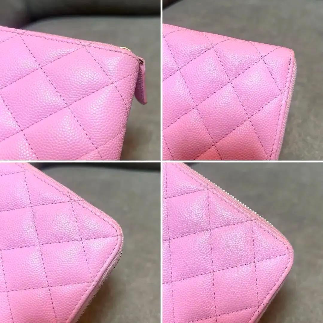 ✨カーミーさま専用✨CHANELグレインド シャイニー カーフスキン ピンク