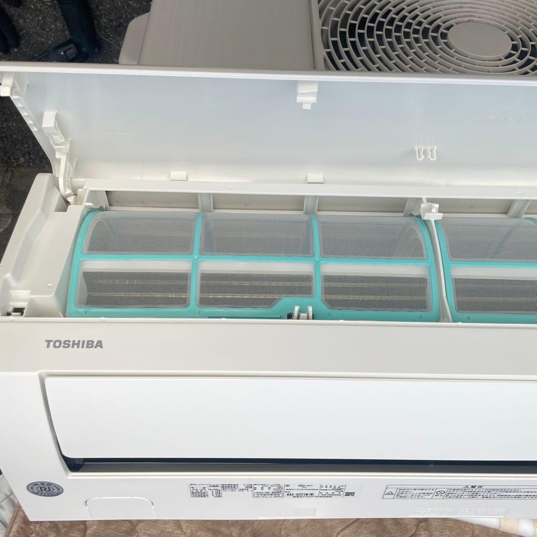 ★◯東芝 ルームエアコン RAS-G221M 2020年製 主に６畳用