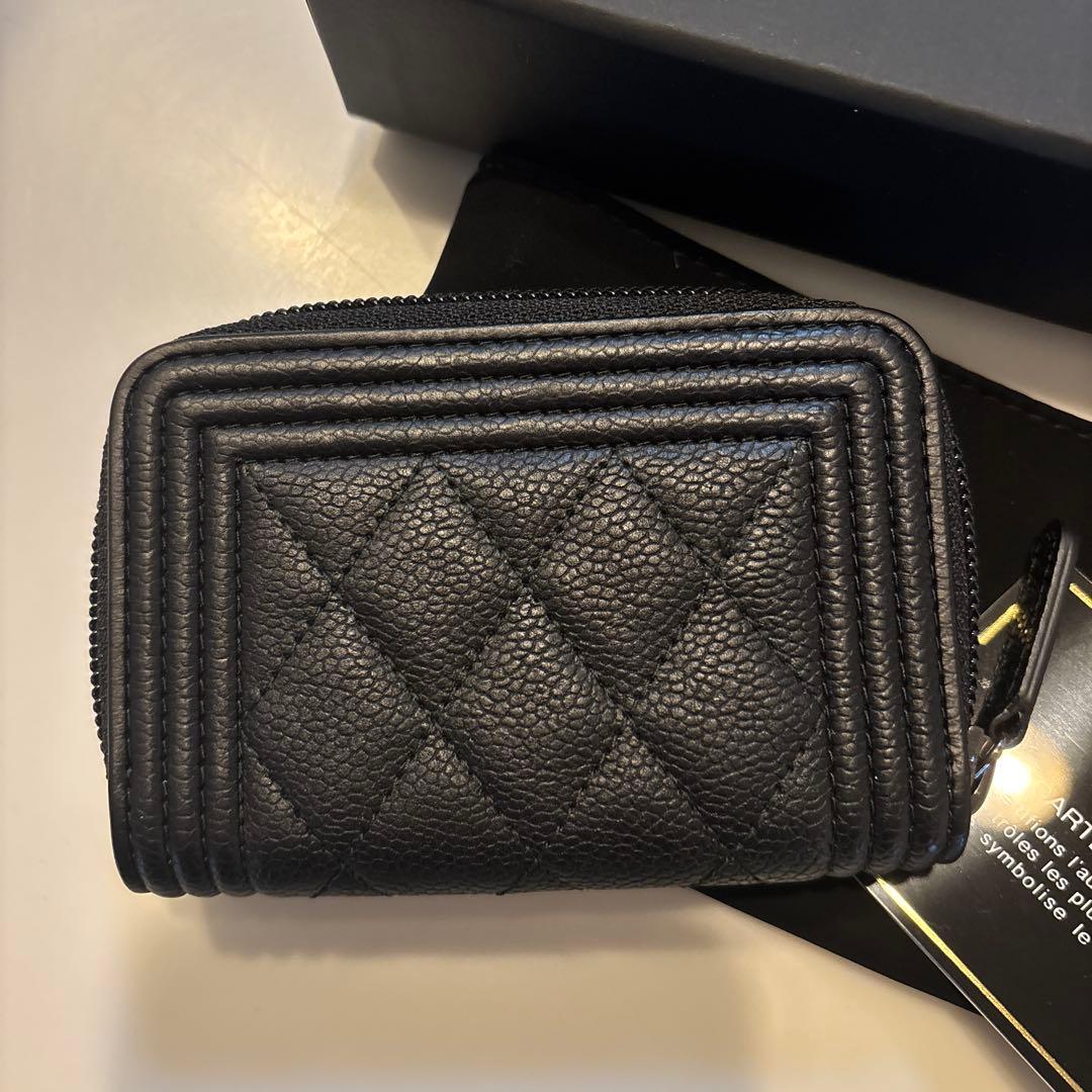美品☆正規店購入☆CHANEL☆ケース☆キャビアスキン☆ブラック