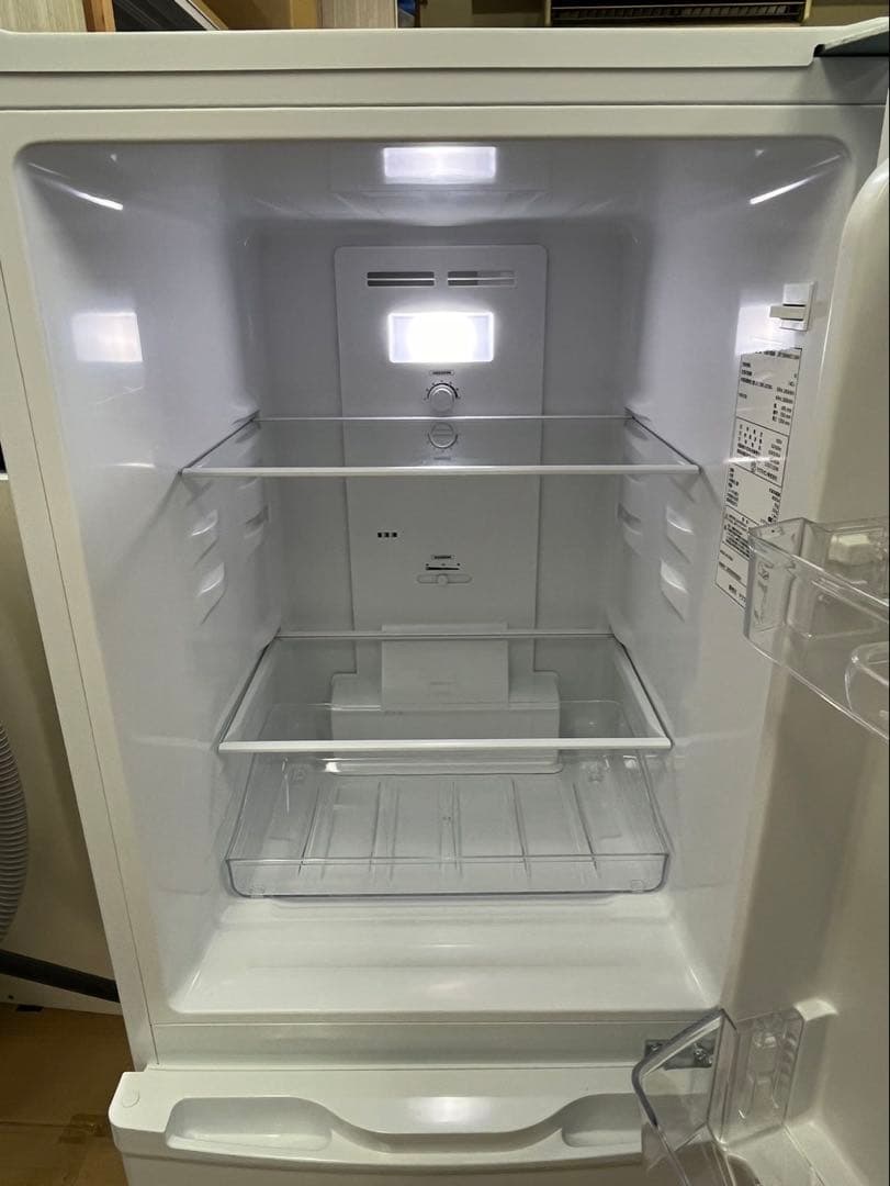 冷蔵庫 2ドア 140L 2023年 maxzen JR139HM01WH 白