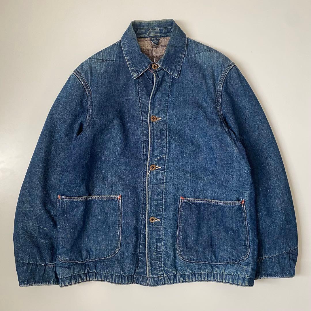 40s 大戦期 WW2 カバーオール 月桂樹ボタン 2ポケ ヴィンテージ