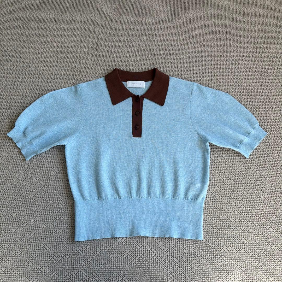 ★ゆず★Adam et Rope' /ラミーニットポロシャツ