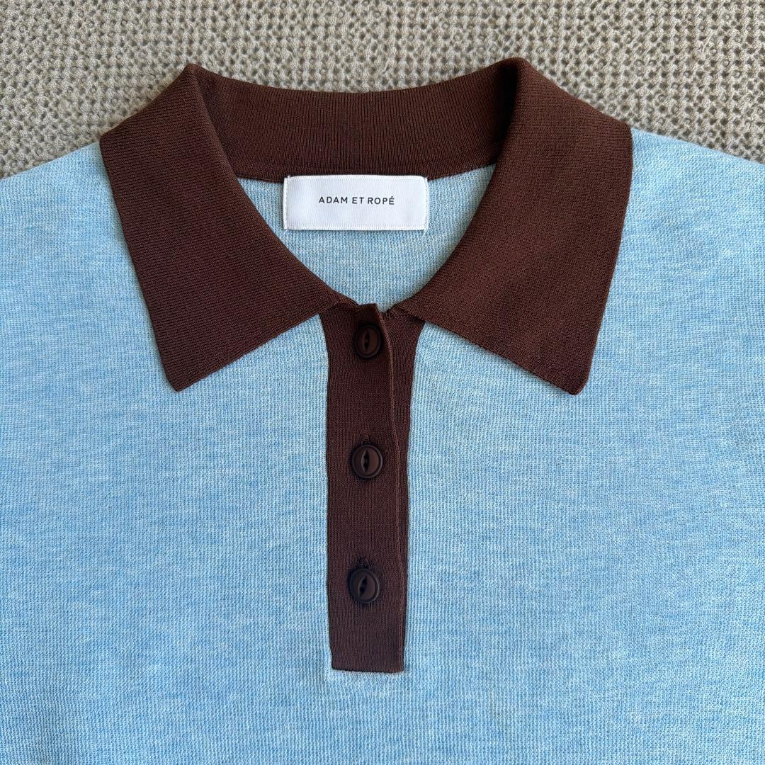 ★ゆず★Adam et Rope' /ラミーニットポロシャツ