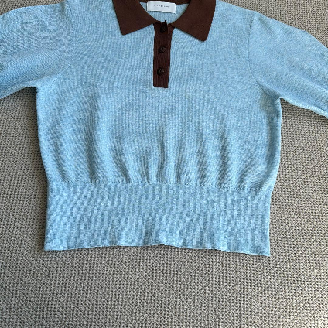 ★ゆず★Adam et Rope' /ラミーニットポロシャツ