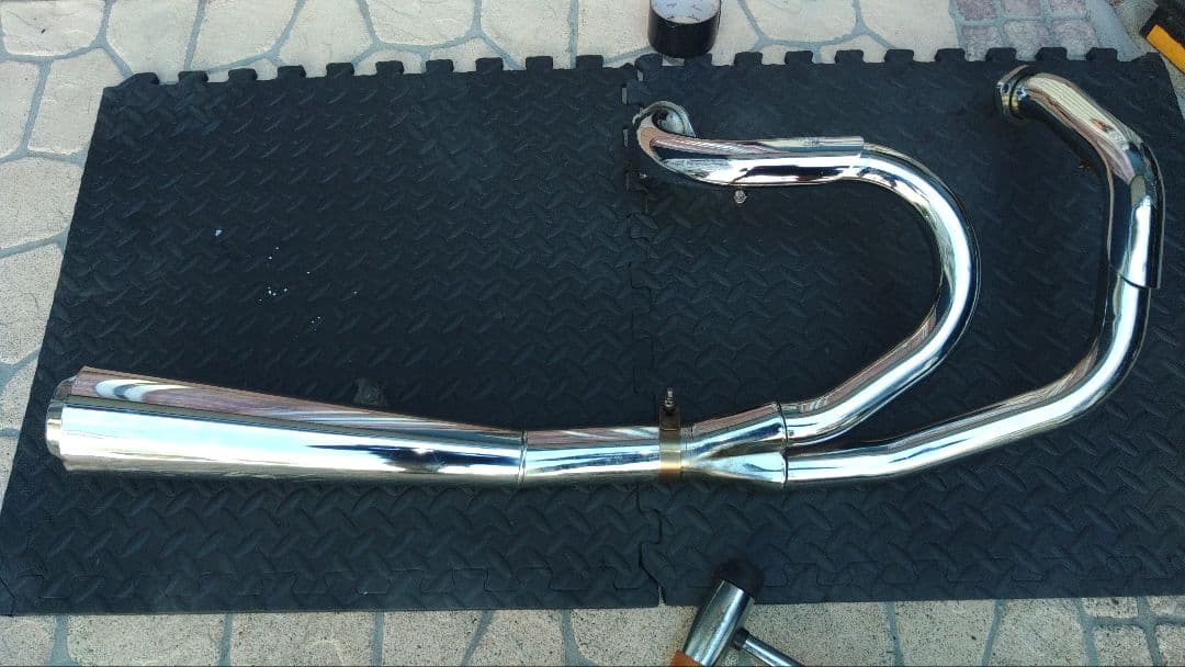 連休限定最終値下げスポーツスター用バンス&ハインズ2イン1 ステンレスマフラー