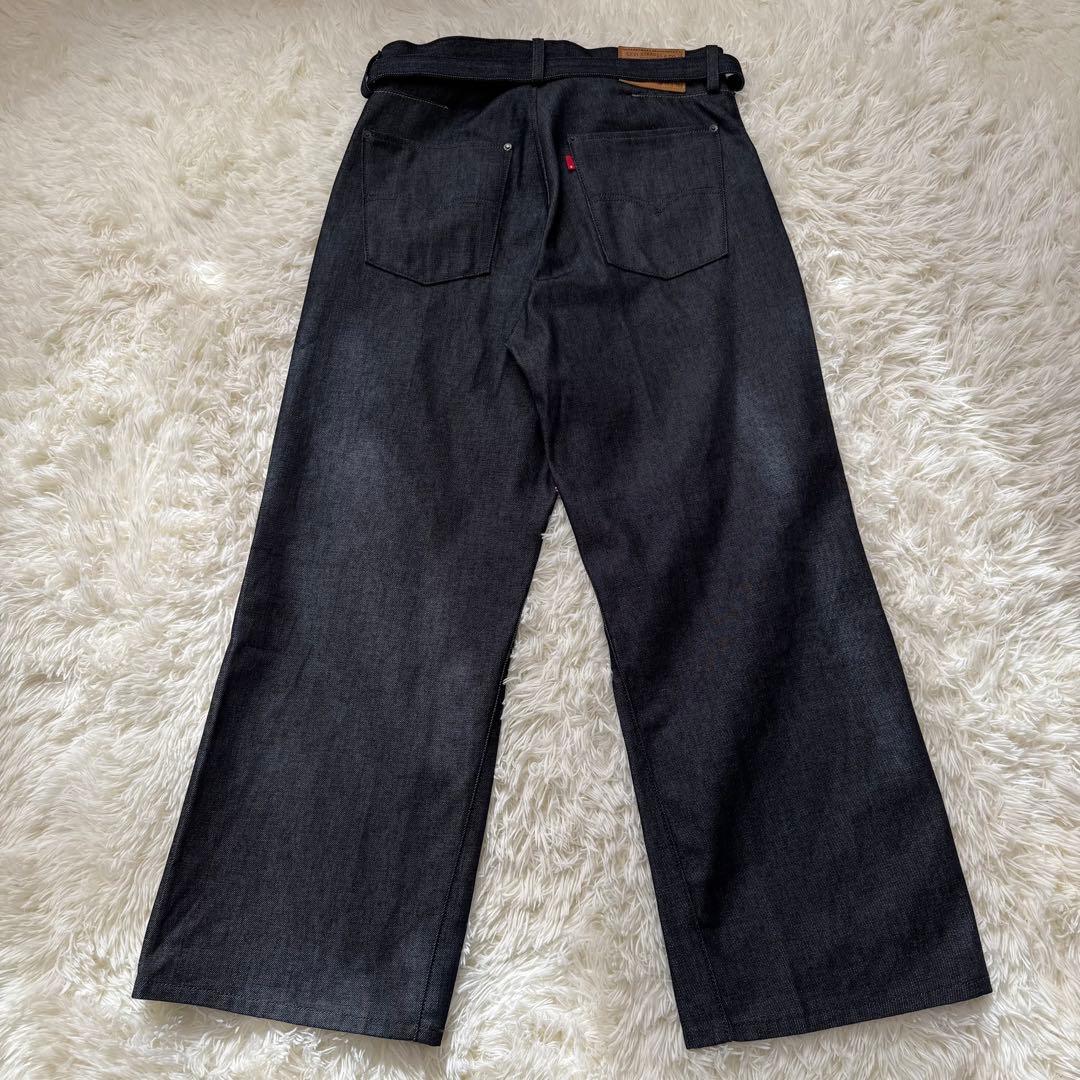 【極美品】 Levi's EDIFICE 別注バギー ワイドデニム W32