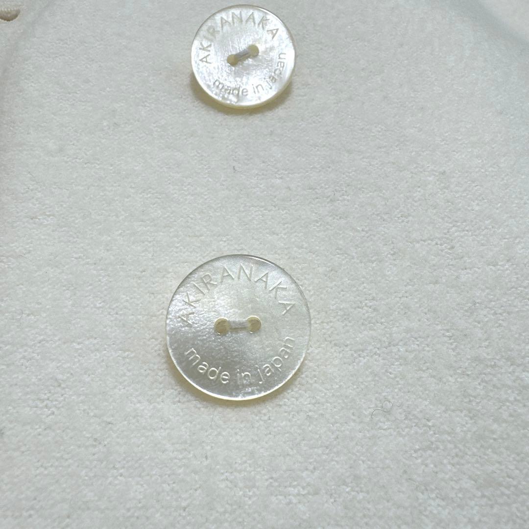 お値下げ✨AKIRA NAKA アキラナカ ノーカラー ウール コート