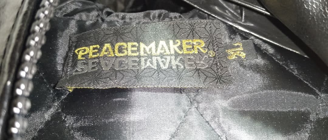 peacemaker トライバル　フェイクレザージャケット