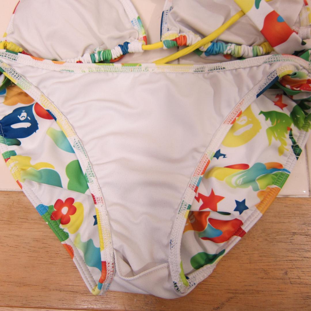 a bathing ape ビキニ XS 白カモフラ 水着 エイプ 日本製