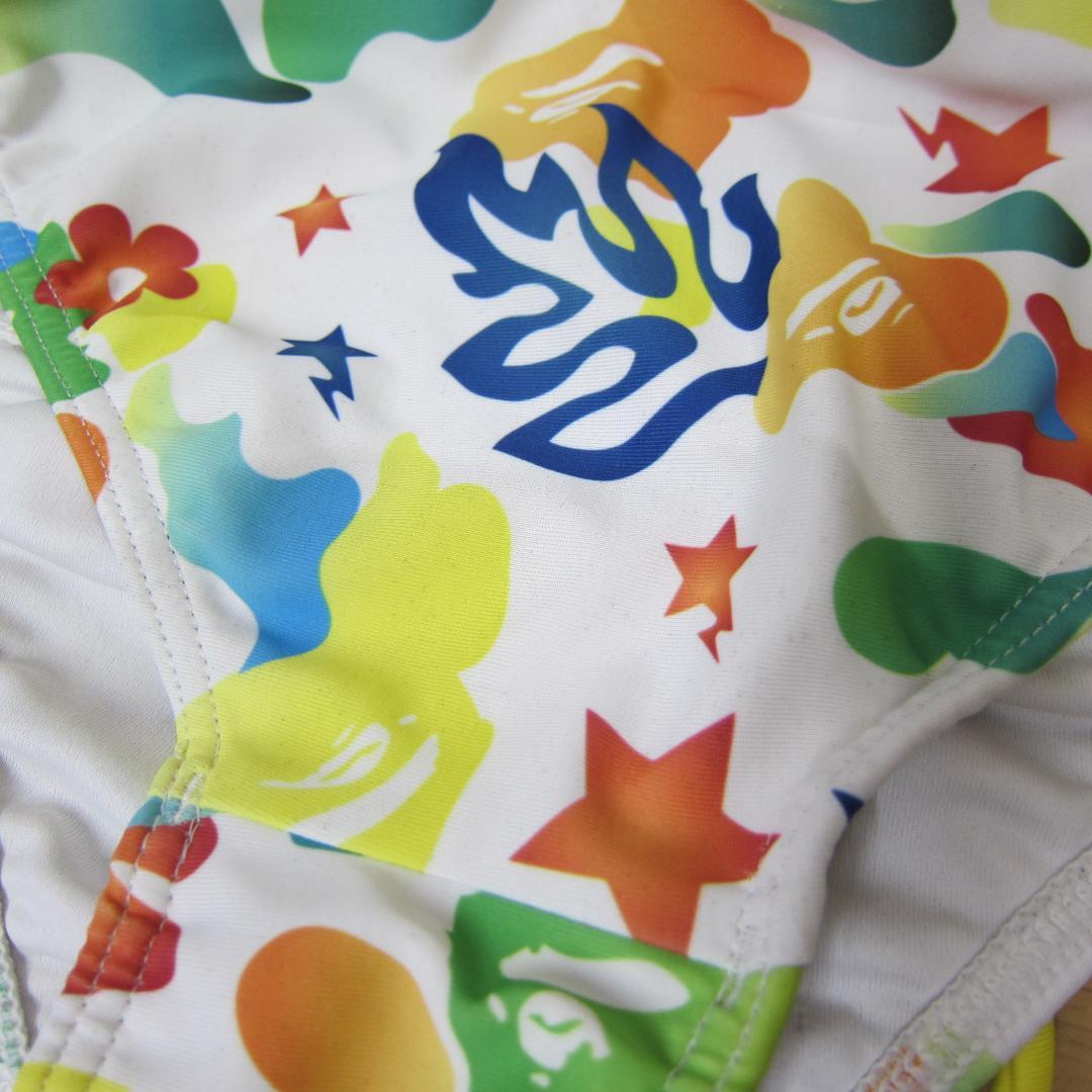 a bathing ape ビキニ XS 白カモフラ 水着 エイプ 日本製