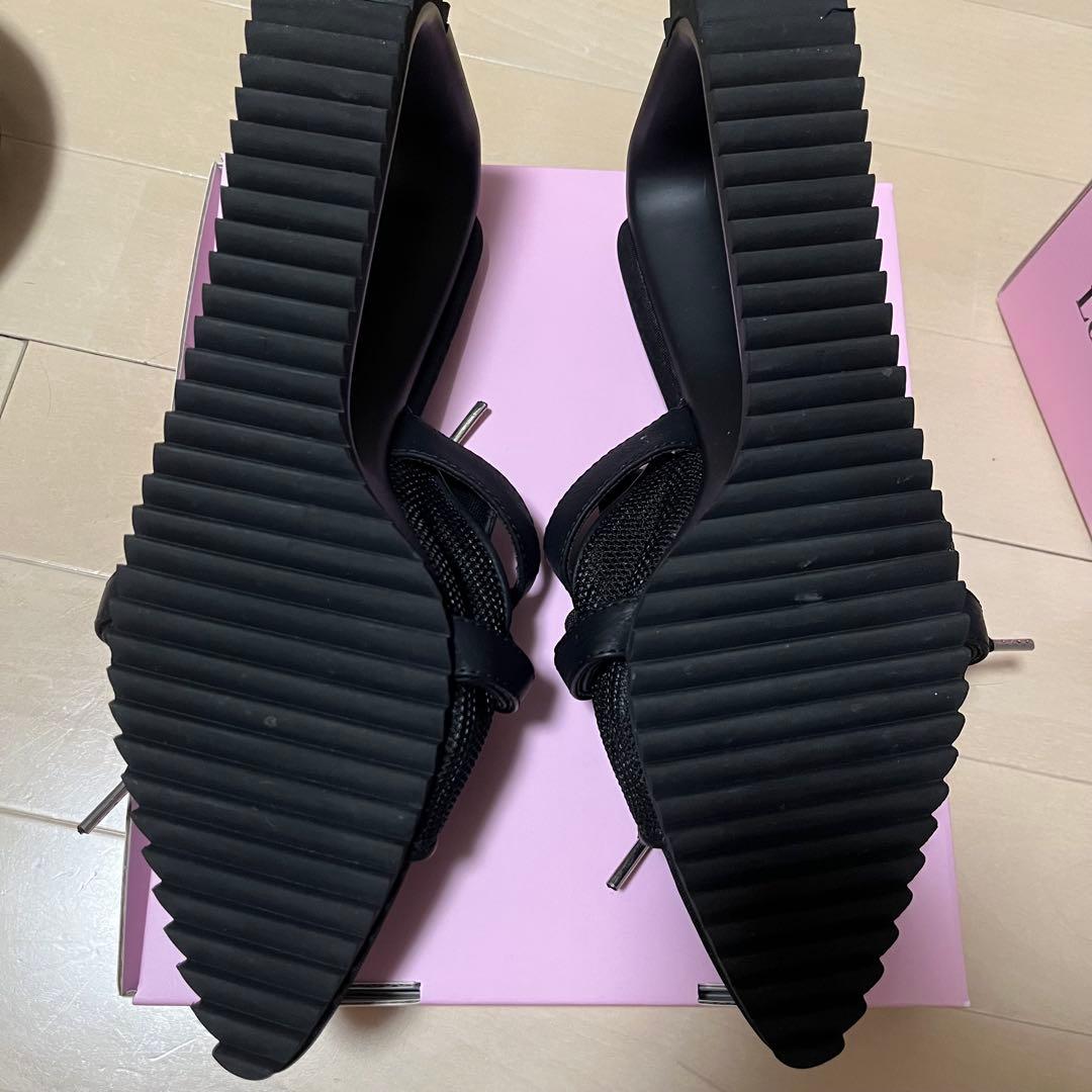 TANK DEFORMED WEDGE SANDALS Lサイズ YELLO