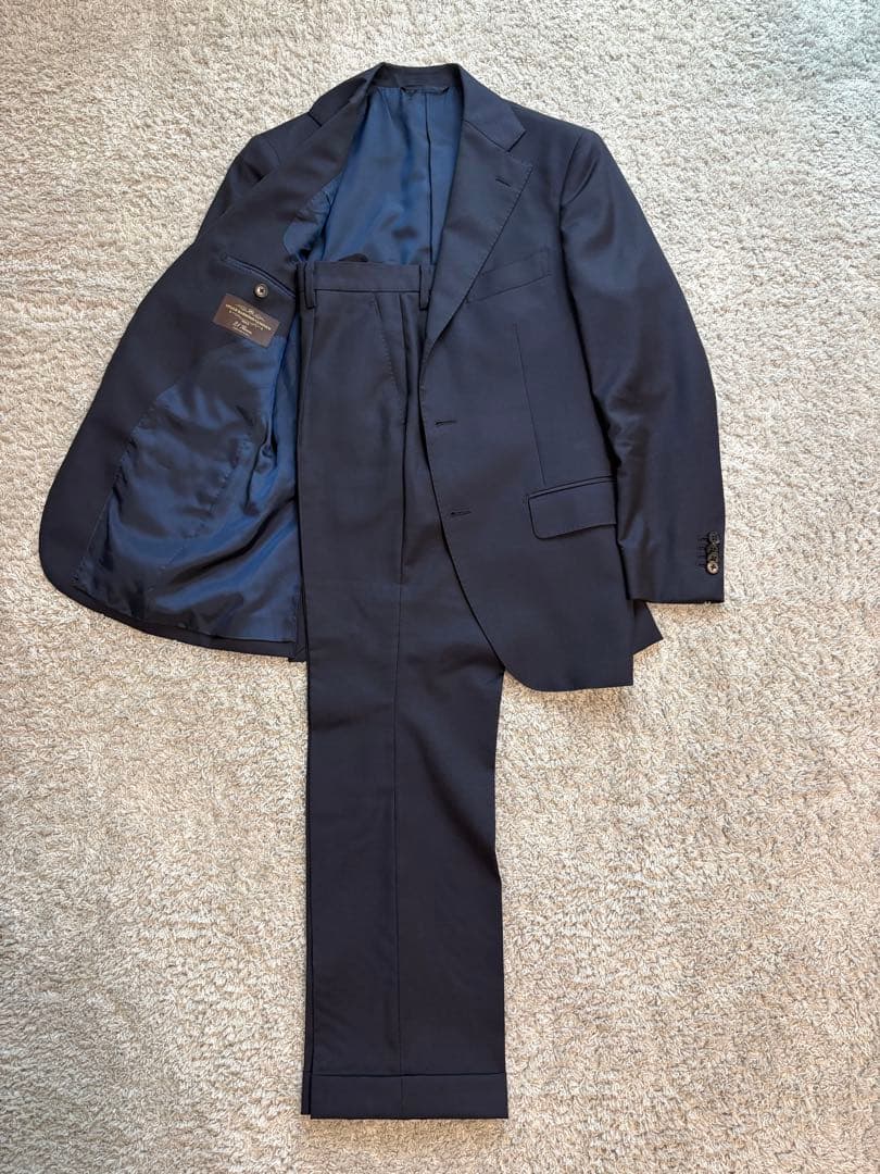 ユニバーサルランゲージ カノニコ 通年 スーツ ネイビー 171cm標準体型