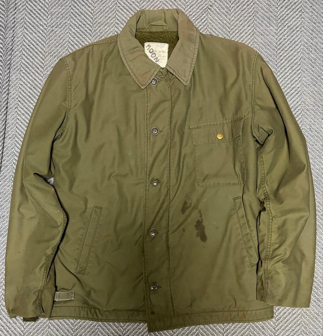 80s A-2 デッキジャケット USA LARGE