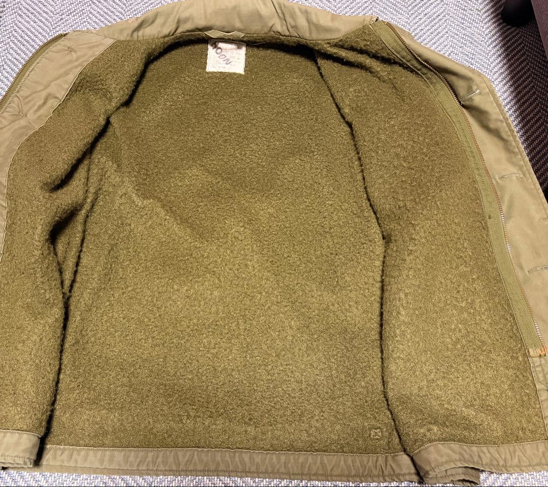 80s A-2 デッキジャケット USA LARGE