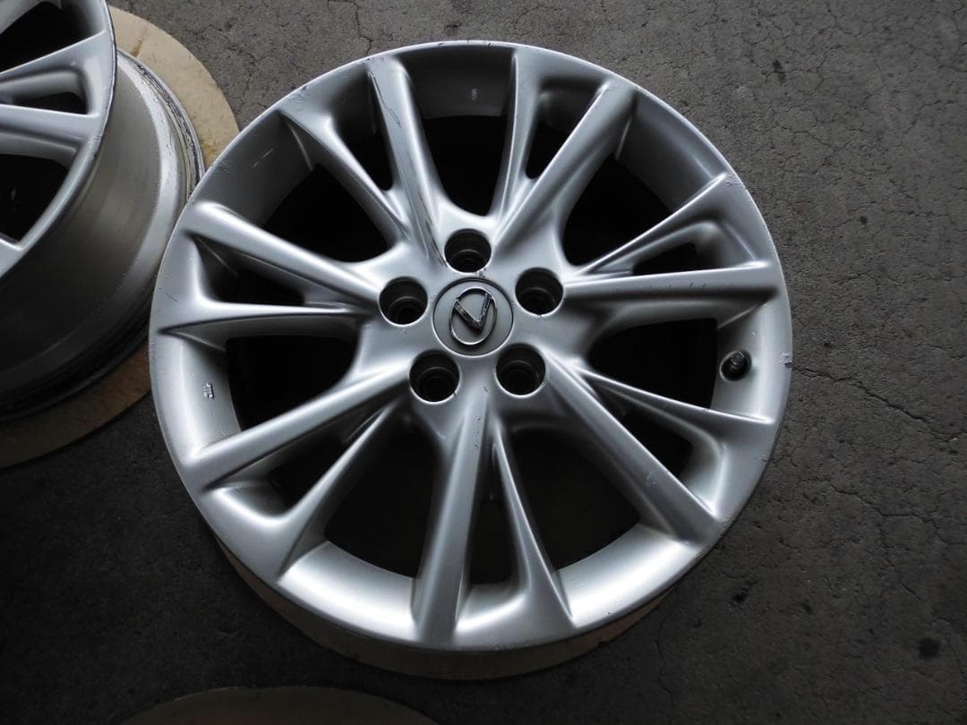 レクサス 18インチ シルバー ホイール 4本セット