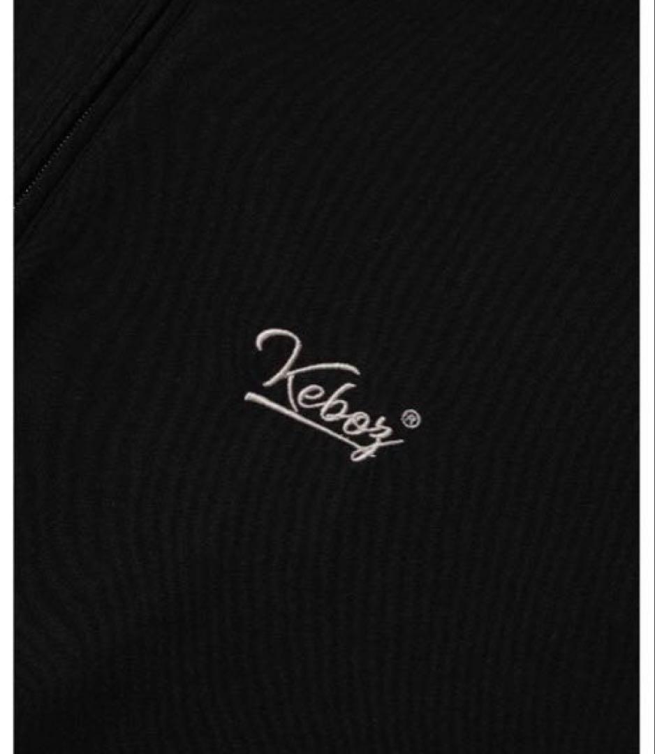 新品 KEBOZ BB LOGO HALF ZIP SWEAT PULLOVER
