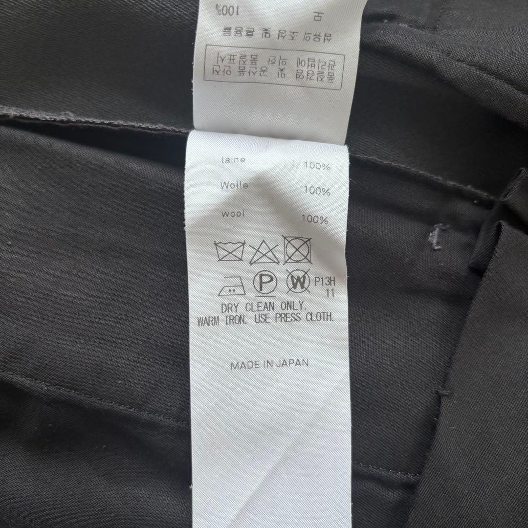 パンツ ATON BACK SATIN BASIC PANTS Gray