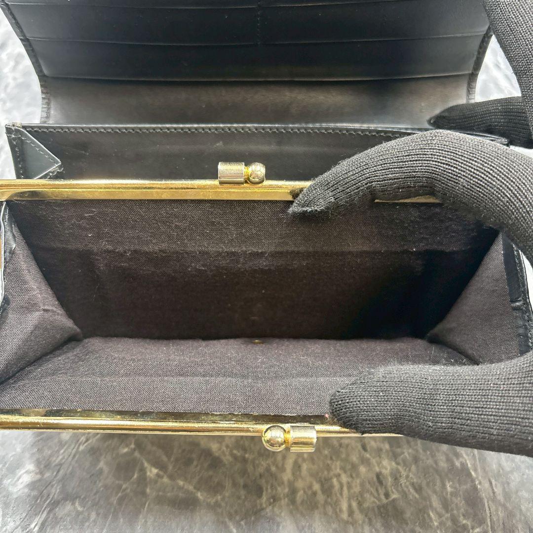 未使用級◎✨極美品✨バーバリー 二つ折り 長財布 がま口 小銭入れ ノバチェック