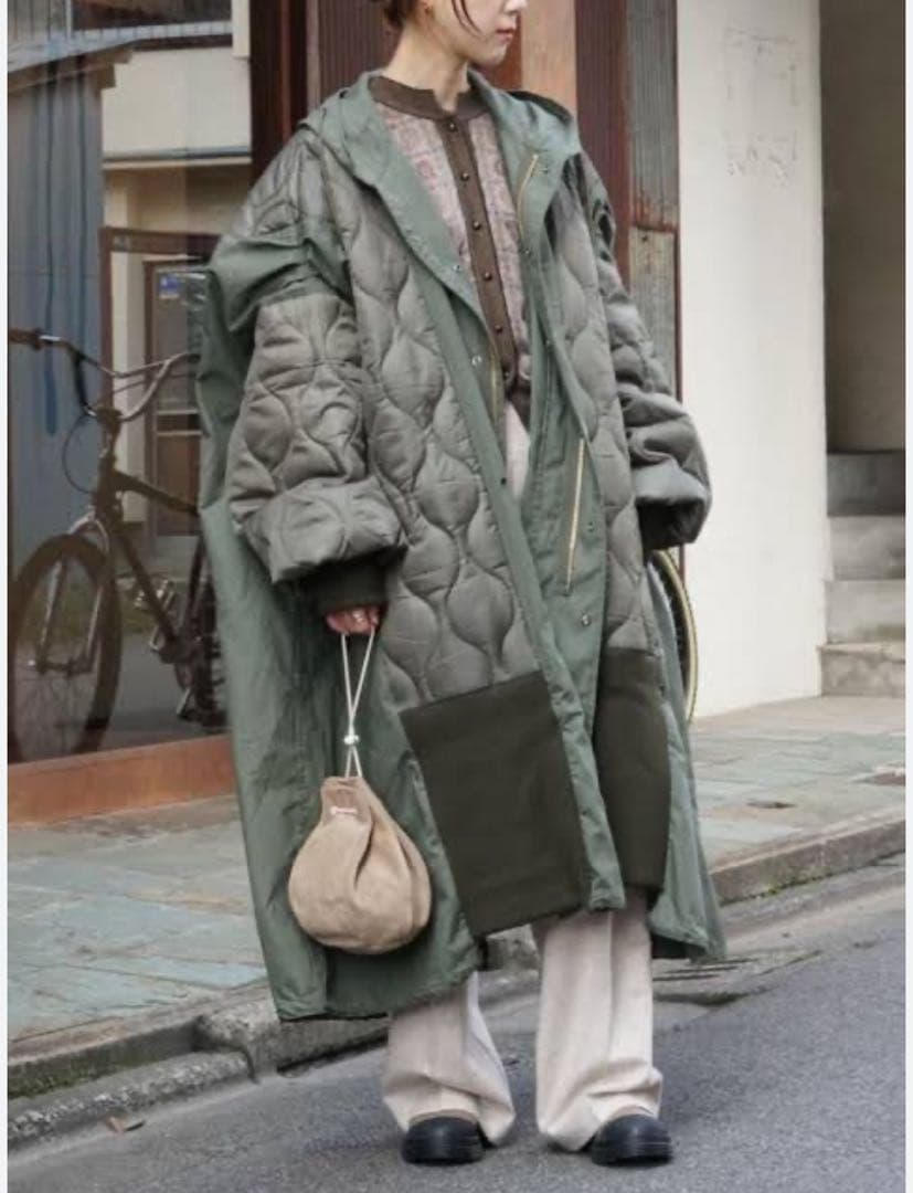 77circa キルティング リメイク中綿モッズコート 復刻版 美品 希少