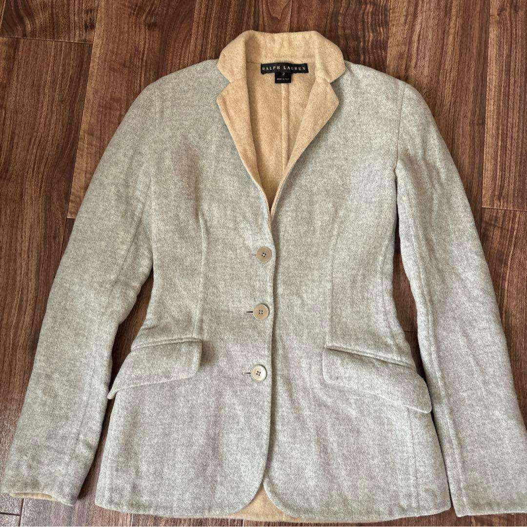 イタリア製 Ralph Lauren カシミヤ アンゴラ ウール ジャケット