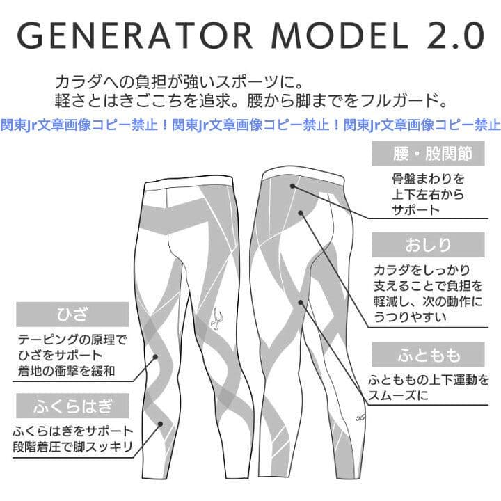 新品 L 可愛柄 CW-Xジェネレーターモデル2.0 スポーツタイツ レギンス