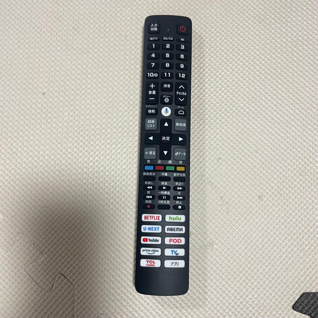 ◯TCL 55V型 テレビ 4K 液晶 55V6C 2025年製