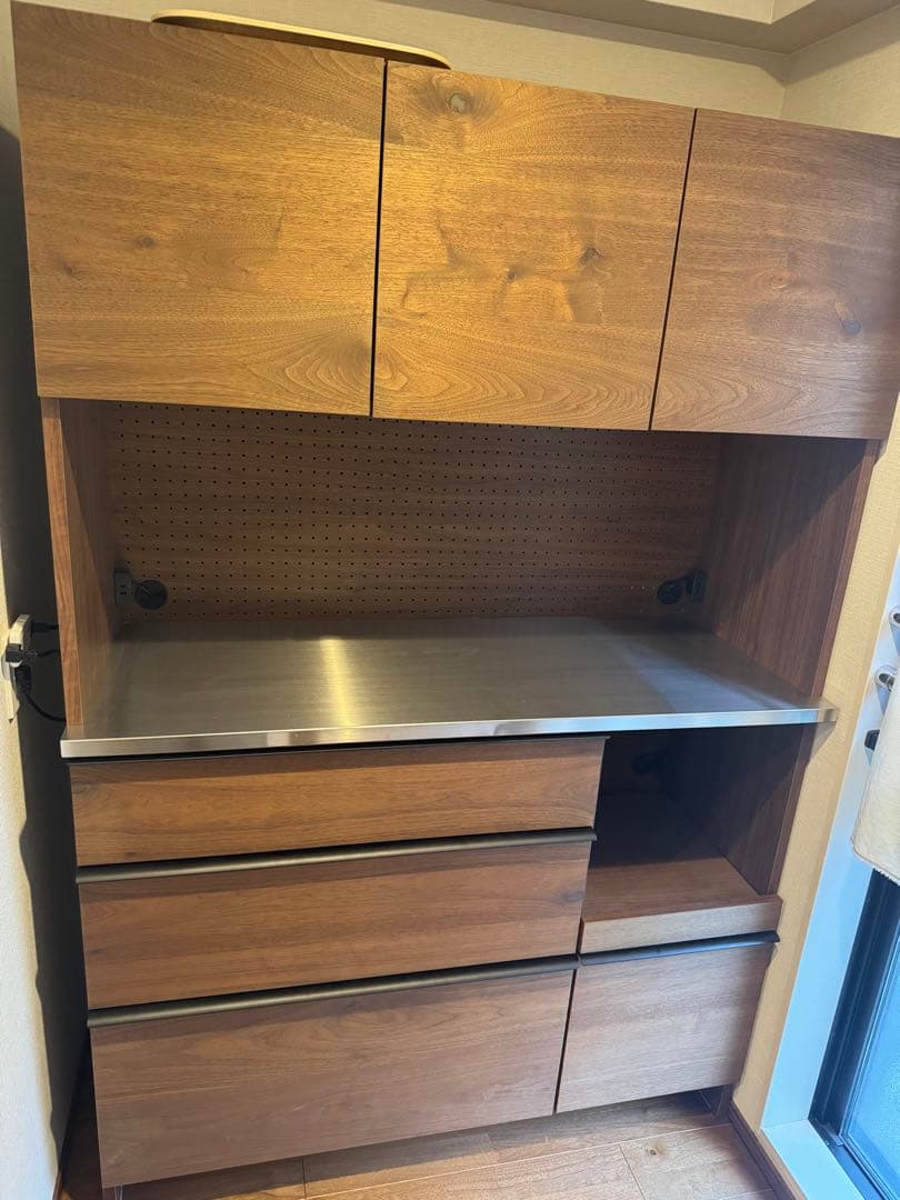 CRASH GATE NIPPONAIR キッチンボード　食器棚ウォールナット