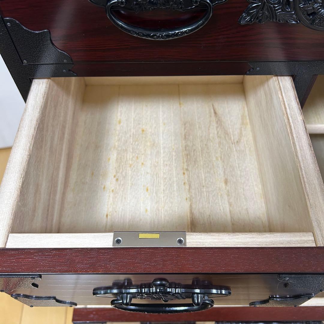 希少　筑後民芸 欅　車箪笥　和タンス　ローチェスト　サイドチェスト　鍵付　蟻組