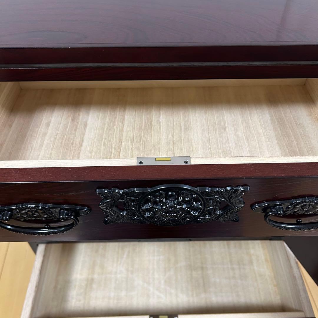 希少　筑後民芸 欅　車箪笥　和タンス　ローチェスト　サイドチェスト　鍵付　蟻組