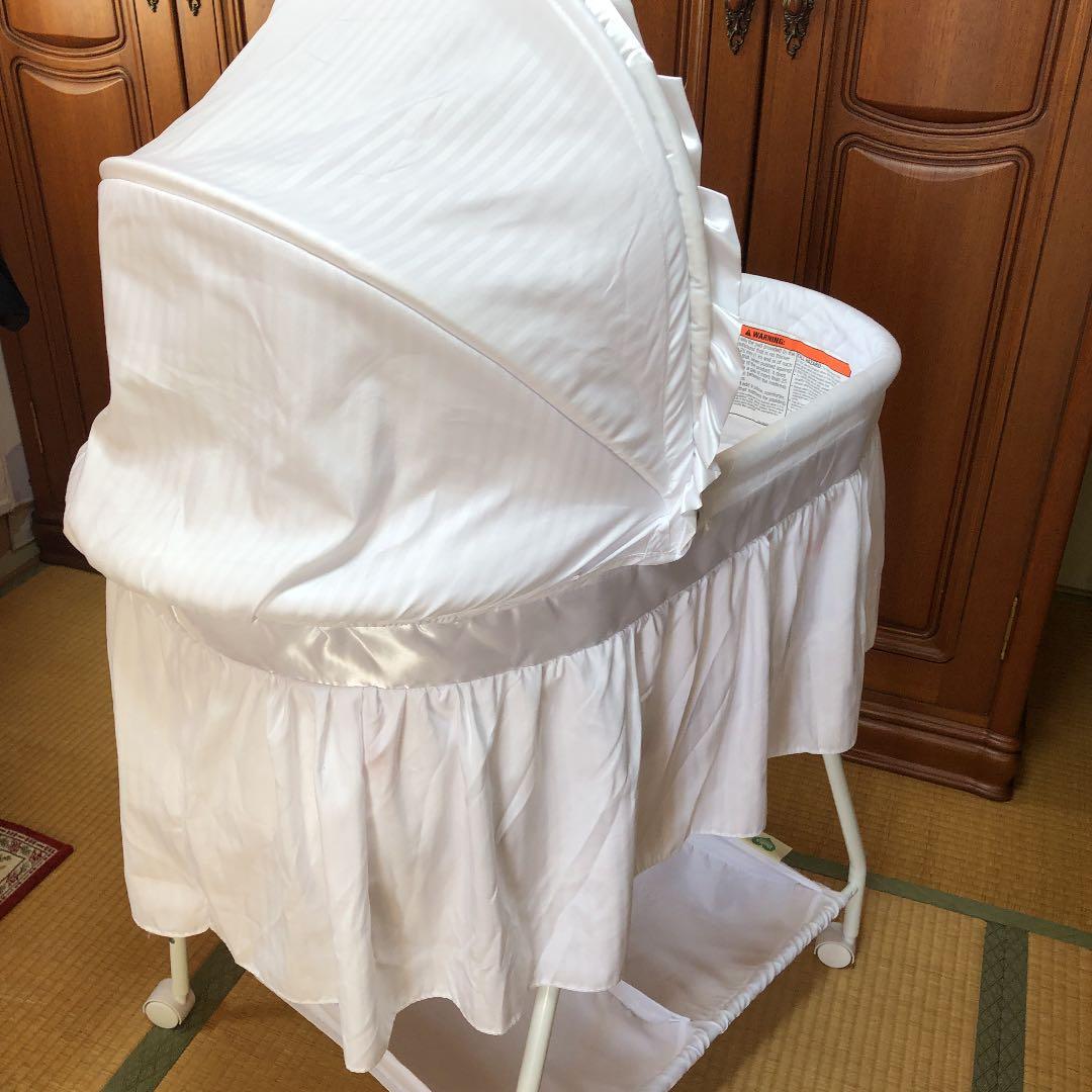 美品ベビーベッドゆりかごクーハン