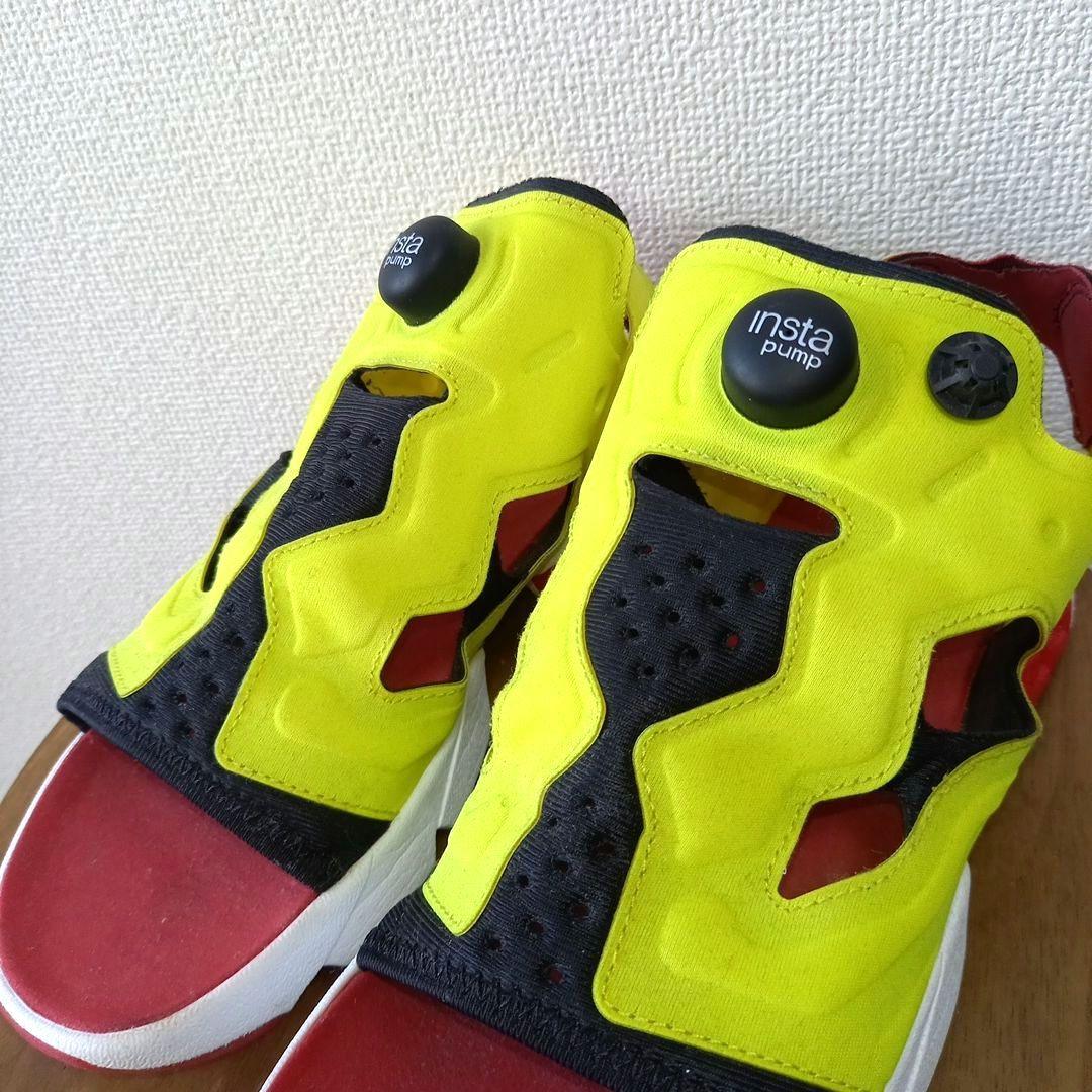 希少　リーボック　インスタポンプフューリーサンダル　　イエロー　レッド　26cm