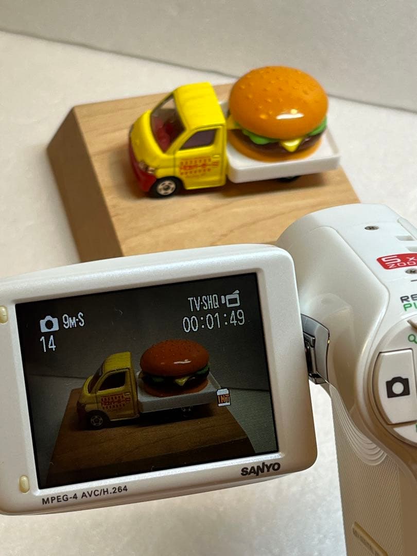 ☆人気稀少☆SANYOデジタルムービーカメラXacti DMX-CG9W動作良好