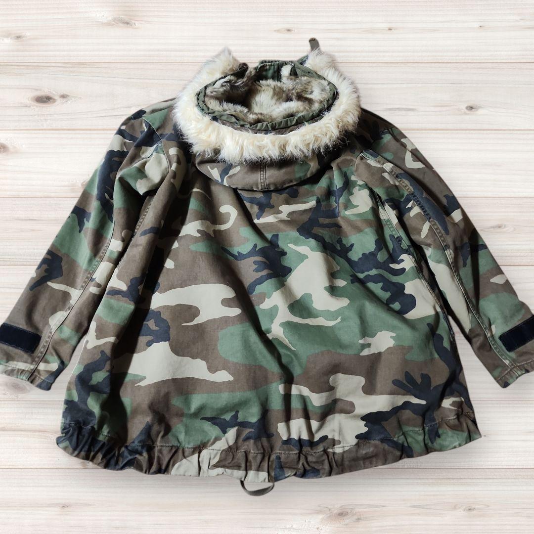 RNA カモフラ アウター ミリタリー　モッズコート　M
