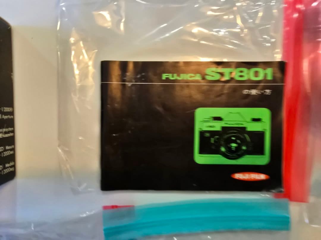 FUJICA ST801 フィルムカメラ ダブルレンズ F1.8 元箱・付属品あ