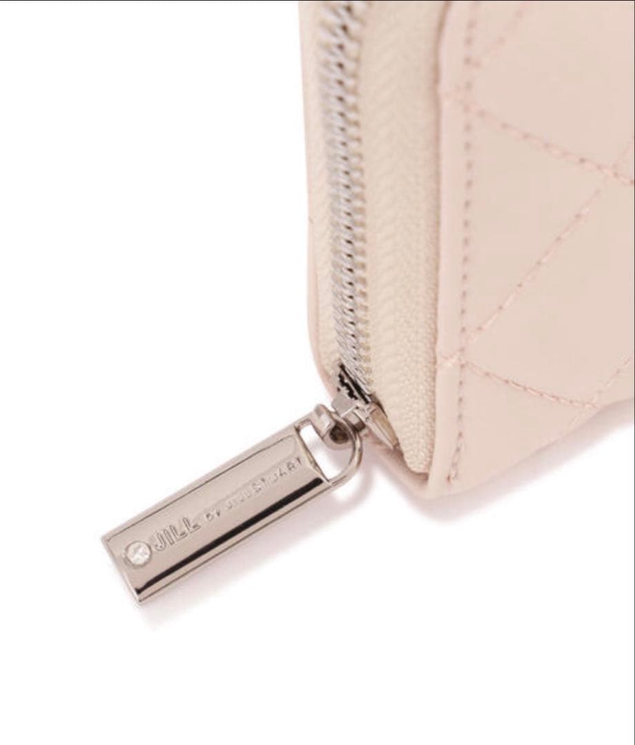 ジルバイジルスチュアート　長財布　キルティング　ピンク　ベージュ