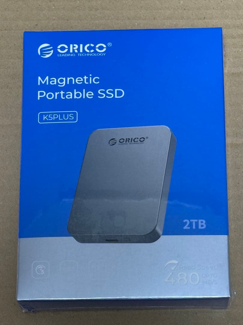 【未開封】ORICO ポータブルSSD 2TB iPhone-ProRes撮影