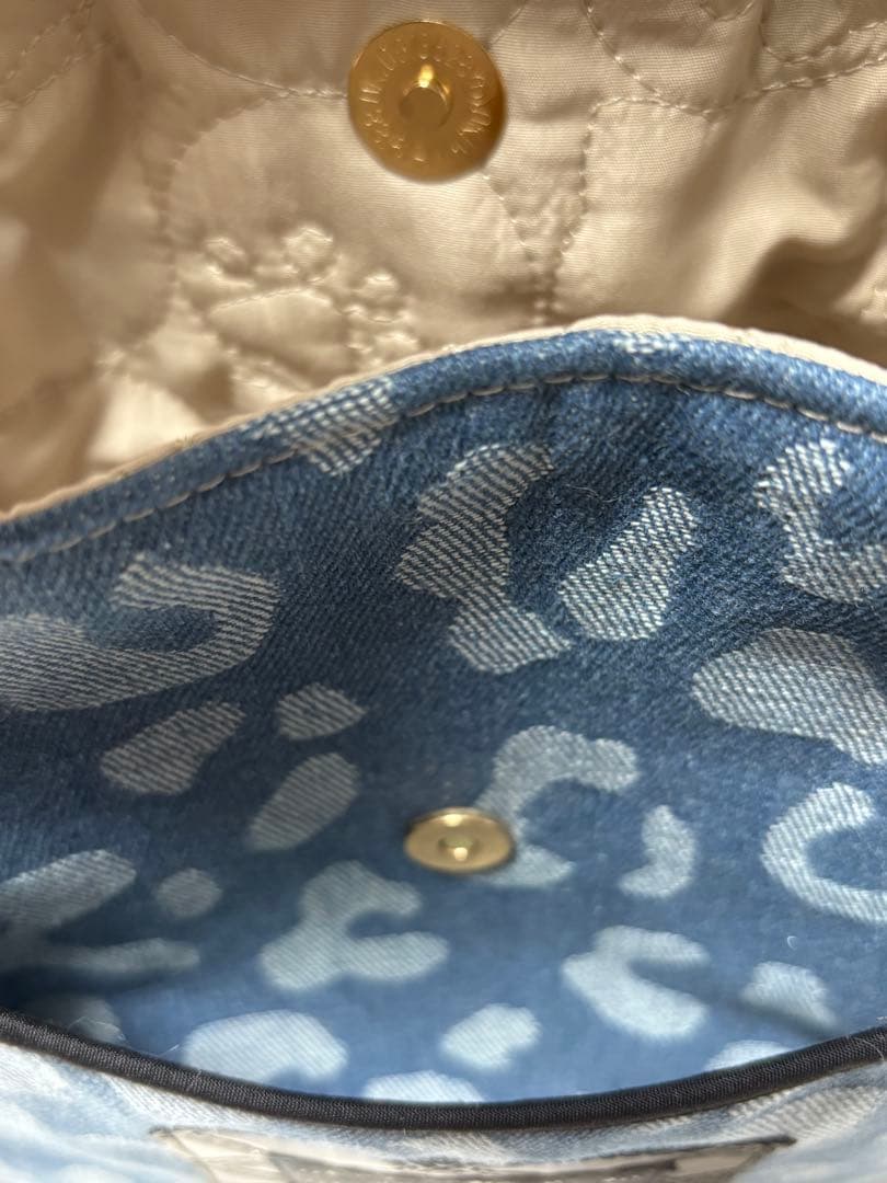 さ*ー様 コヤンイサムチョン　ハンドメイド　ミニファートートバッグ　ヒョウ柄　う