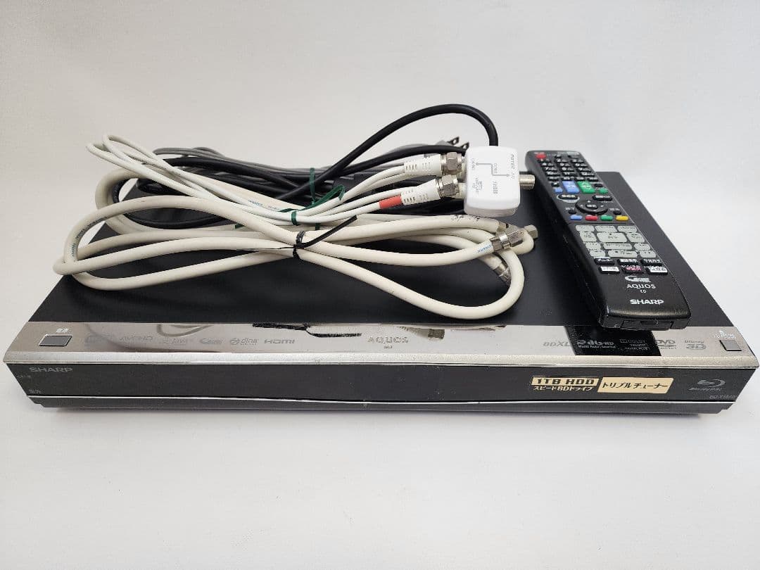 SHARP AQUOSブルーレイレコーダー トリプルチューナー BD-T1650
