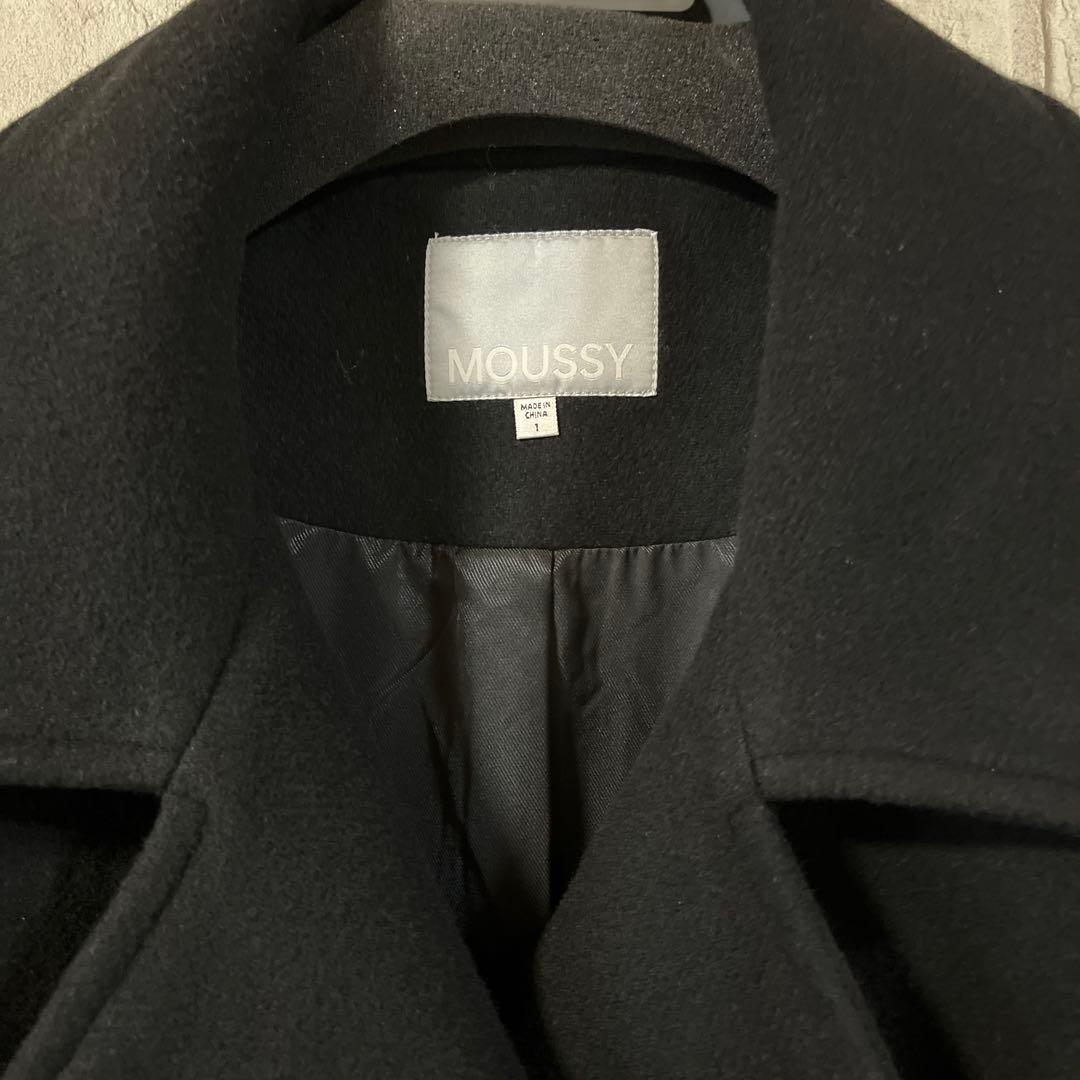 MOUSSY DOUBLE BREASTED MID コート