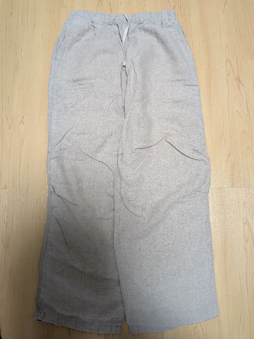 CONFECT 2024SS ブラックリネン ミリタリーパンツ