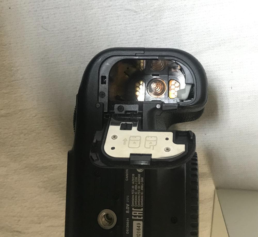 EOS6D MarkⅡ+予備バッテリ－2個付き+液晶部ガラスコーティング