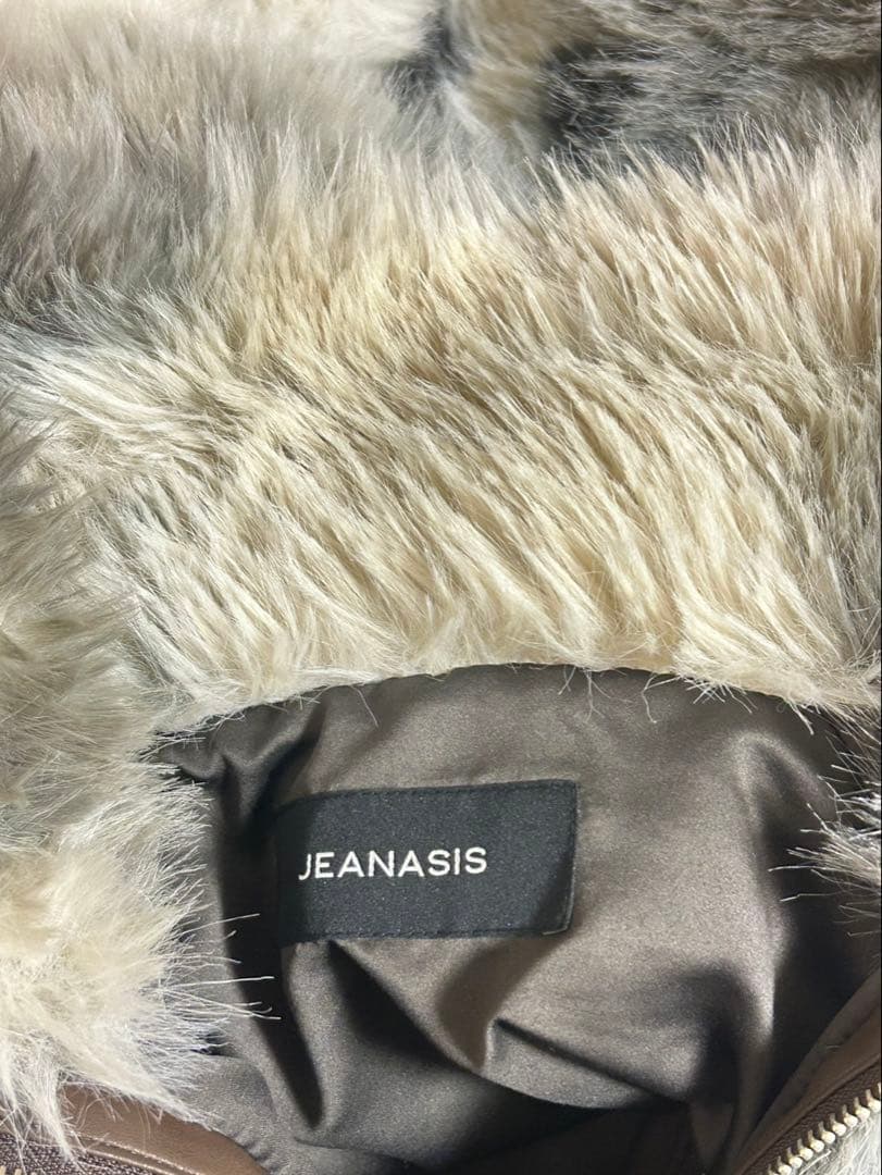 JEANASIS MIX ファーブルゾン コート 毛皮