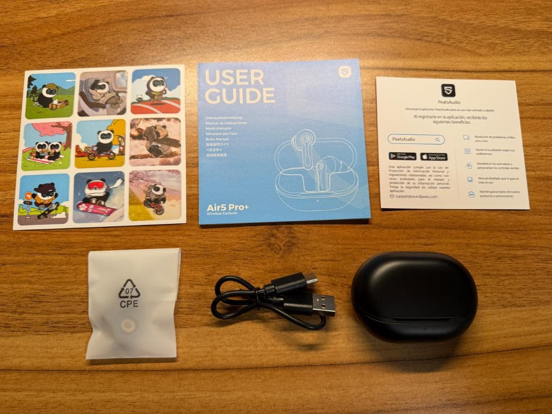 SOUNDPEATS Air5 Pro+ ワイヤレスイヤホン マイク内蔵