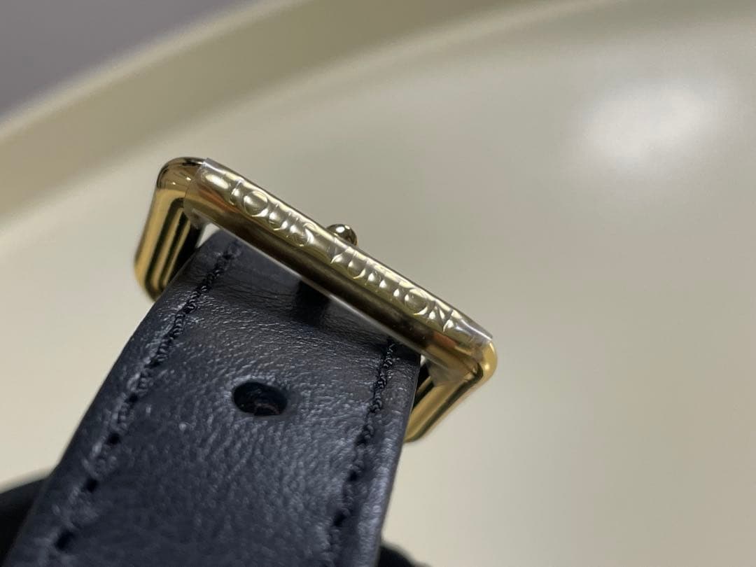 L*a様 ヴィトン VUITTON レザーショルダーストラップ 黒 未使用