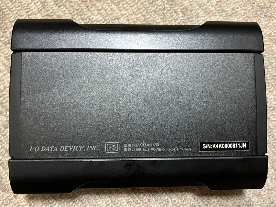 【I-O DATA】フルHD対応ビデオキャプチャー　GV-D4HVR