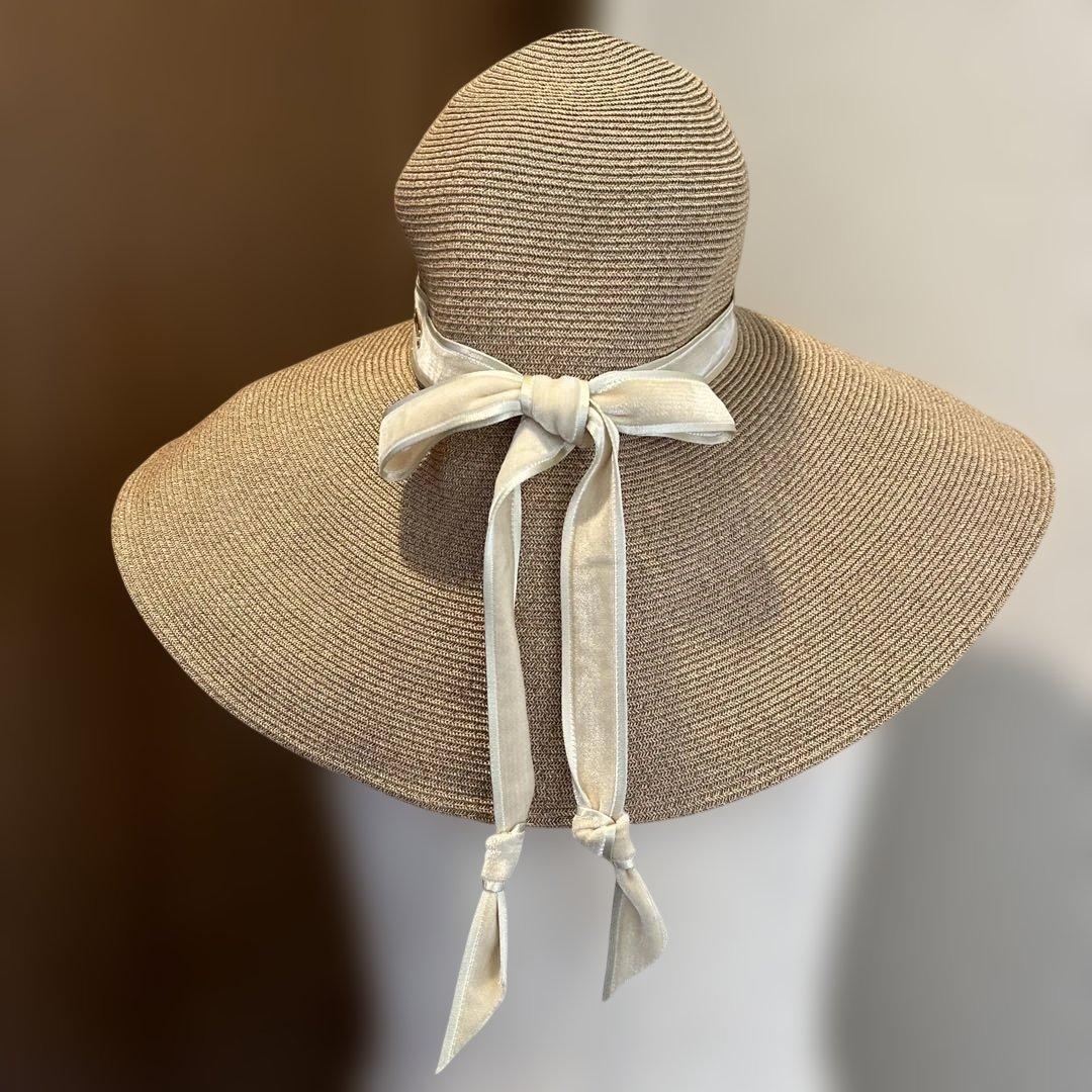 Athena New York アシーナ　リボン付き麦わら帽子