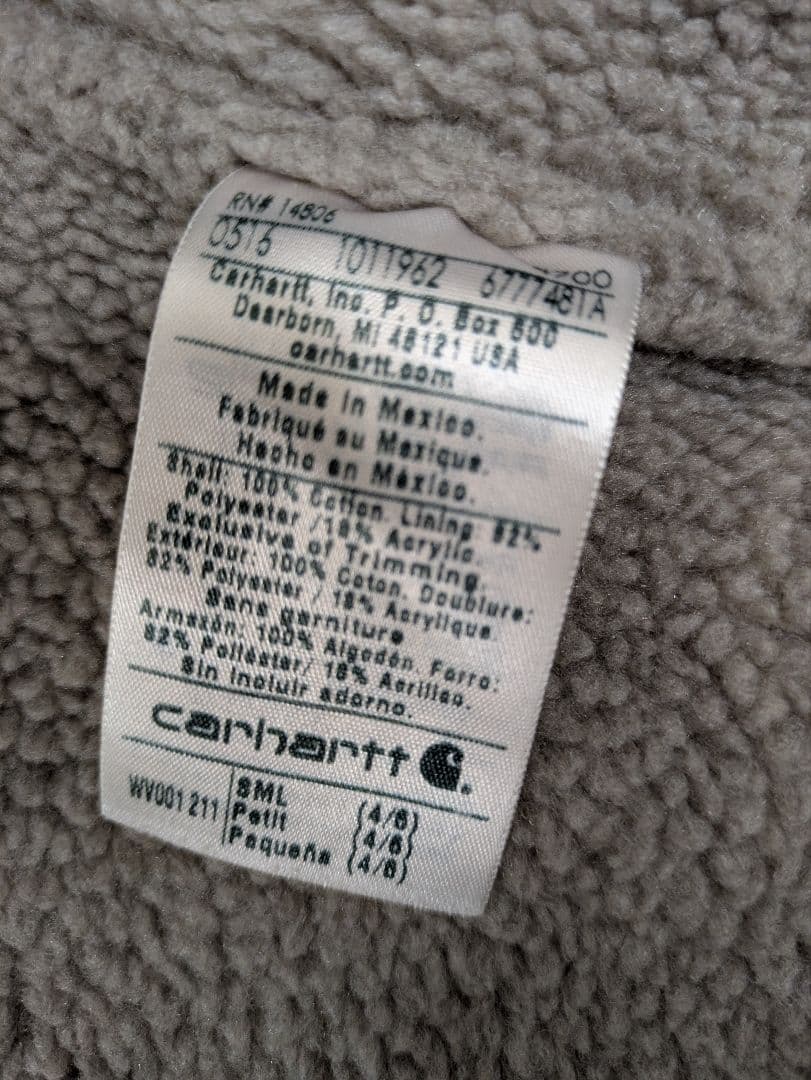 【希少サイズS】carhartt ダックベスト カーハート ユニセックス レア