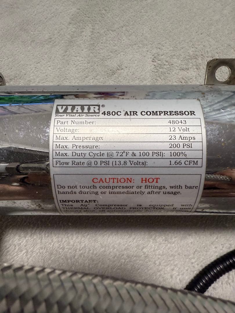 VIAIR 480C エアコンプレッサー 12V エアサス
